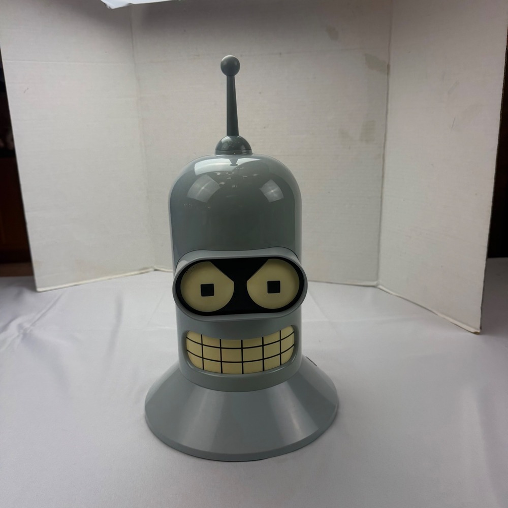 Futurama Bender DVD Collection Head Bust Grey Limited Edition Matt Groening Set